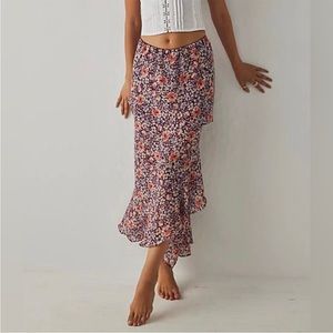 Intimately Free People sheer maxi skirt size medium NWOT
